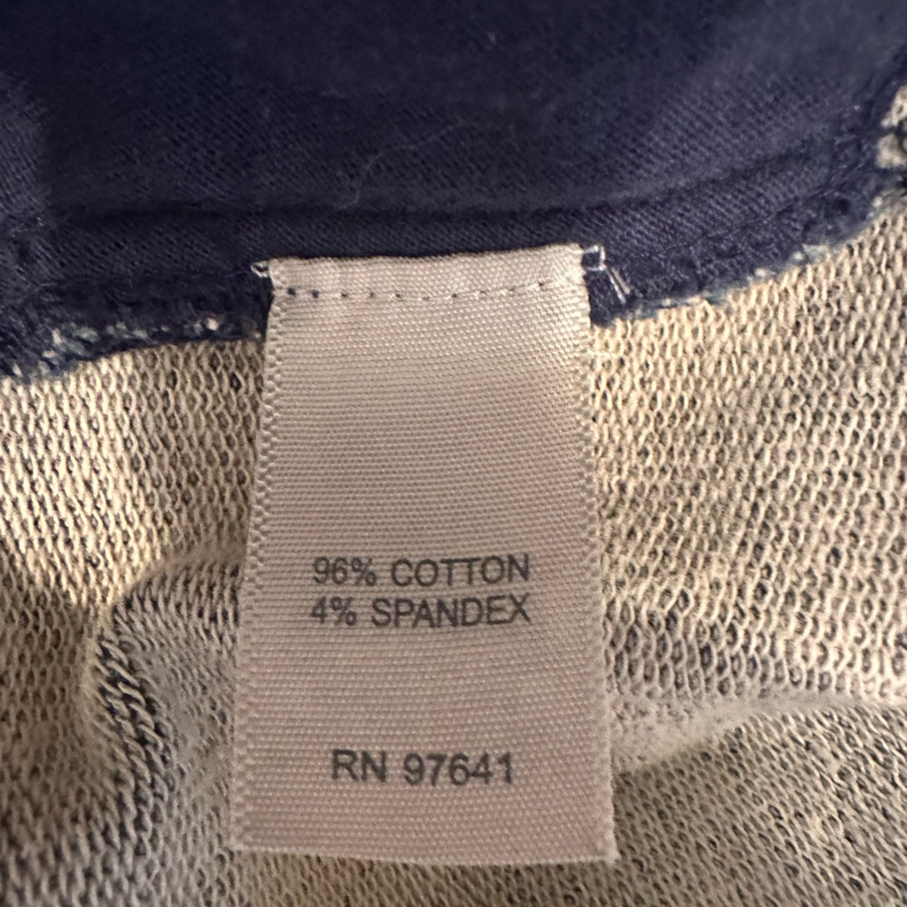 J. Jill Blue Cotton Mini Skirt Stretchy Neutral Versatile Spring Summer Sz 8 - Picture 7 of 9